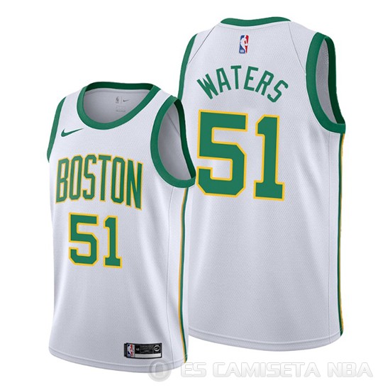 Camiseta Tremont Waters #51 Boston Celtics Ciudad 2019-20 Blanco - Haga un click en la imagen para cerrar